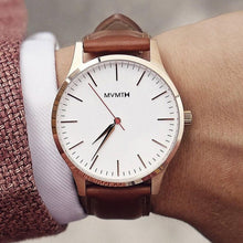 MVMT D-MT01-WBR 40 Series Rose Gold Natural Tan Herrenuhr