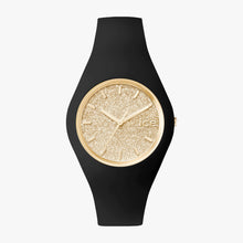 Ice-Watch Ice Glitter Black Gold Medium IW001355 40 mm Damenuhr