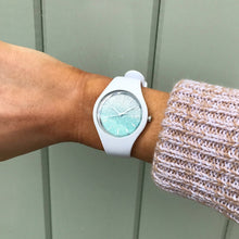 Ice-Watch Ice Lo White Blue Medium IW013429 40 mm Damenuhr