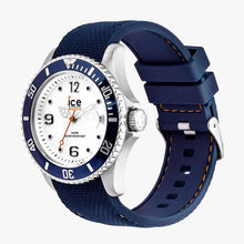 Ice-Watch ICE Steel - White Blue - Medium IW016771 Uhr 40 mm